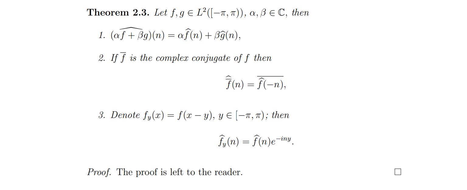 Solved Theorem 2 3 Let F G L A Ss C Then Chegg Com