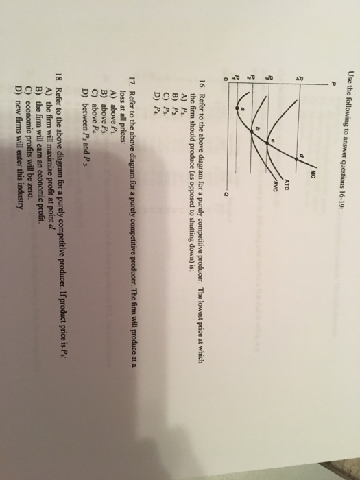 Solved Use the following to answer questions 16-19: Refer | Chegg.com