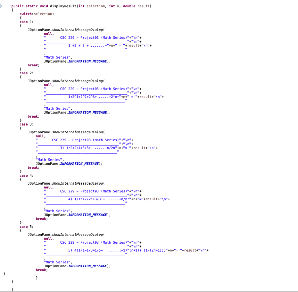 Solved JAVA. This is the project. I have already done it but | Chegg.com