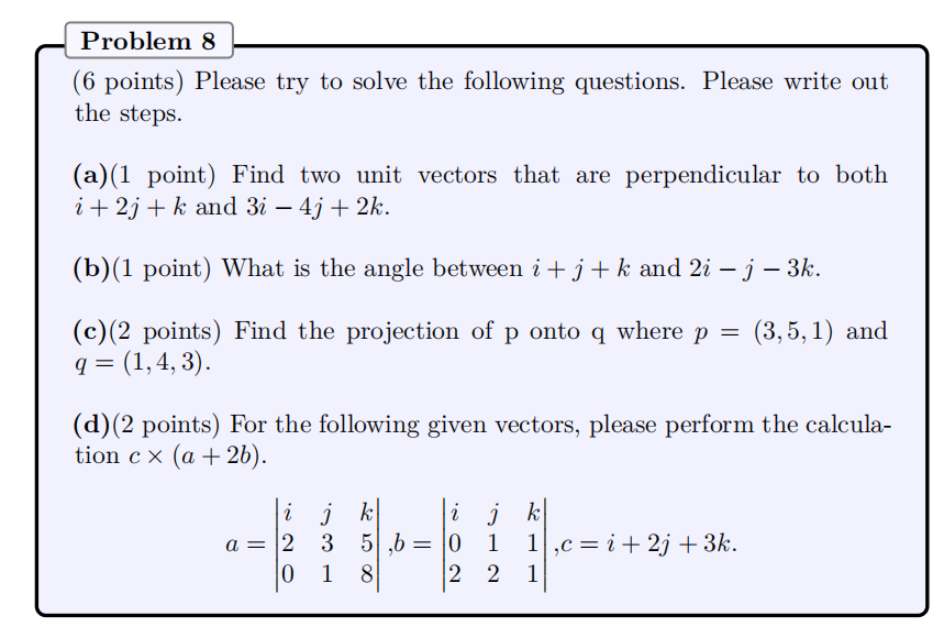 Solved (6 Points) Please Try To Solve The Following | Chegg.com