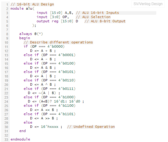 . Using your ALU from the previous homework | Chegg.com