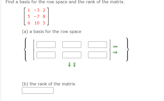 Solved Find a basis for the row space and the rank of the | Chegg.com