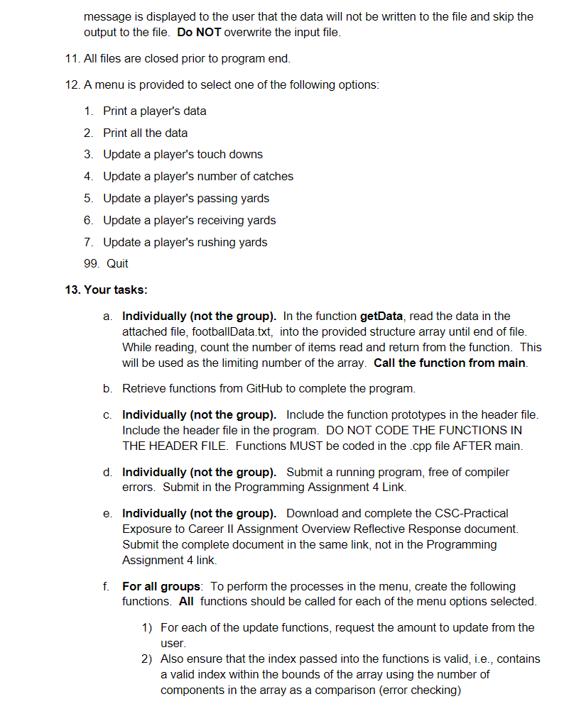 Term Paper Example C Programming Structures, arrays of structures, functions, header | Chegg.com