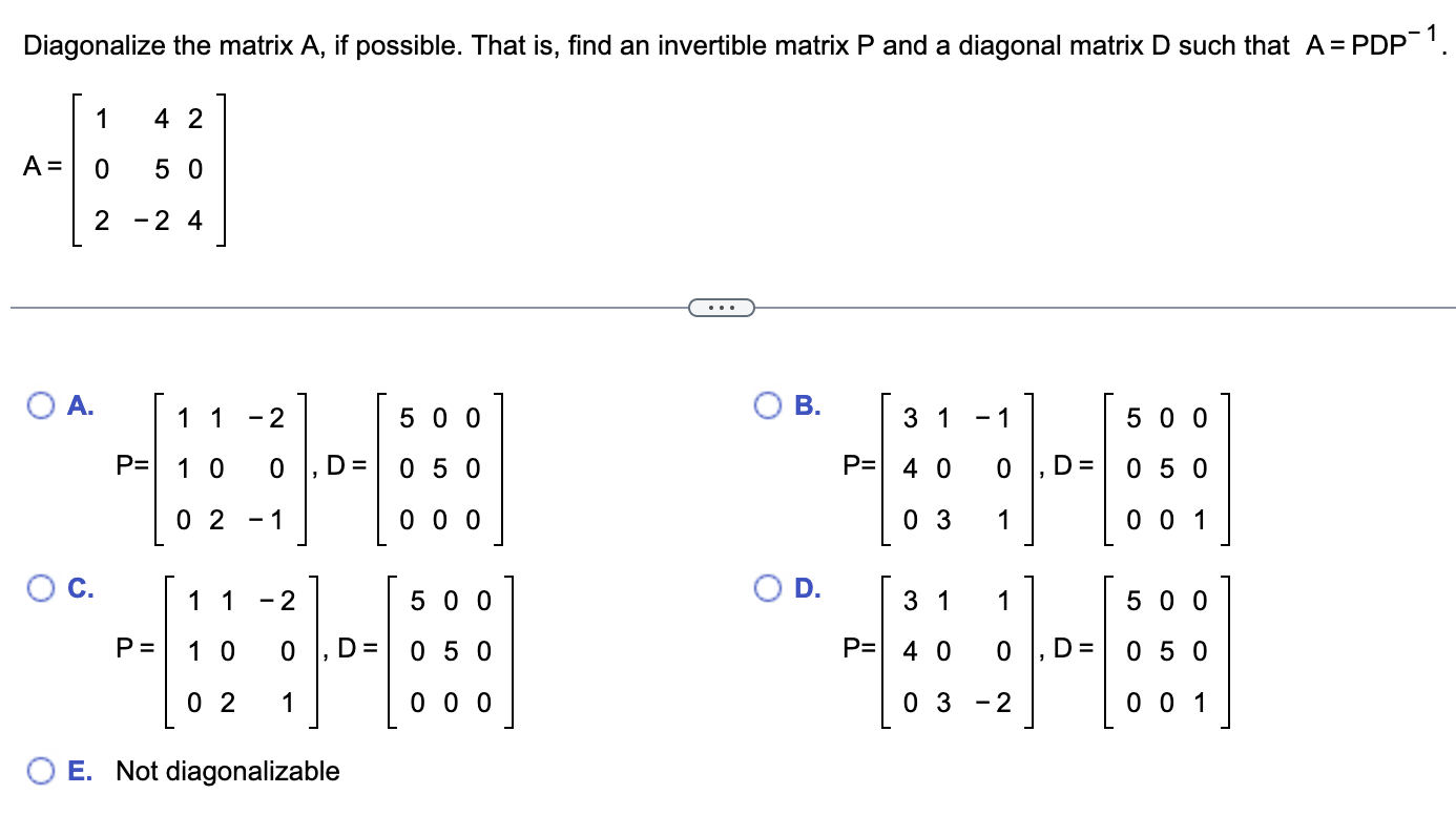 Solved Please show me how to solve this linear algebra | Chegg.com