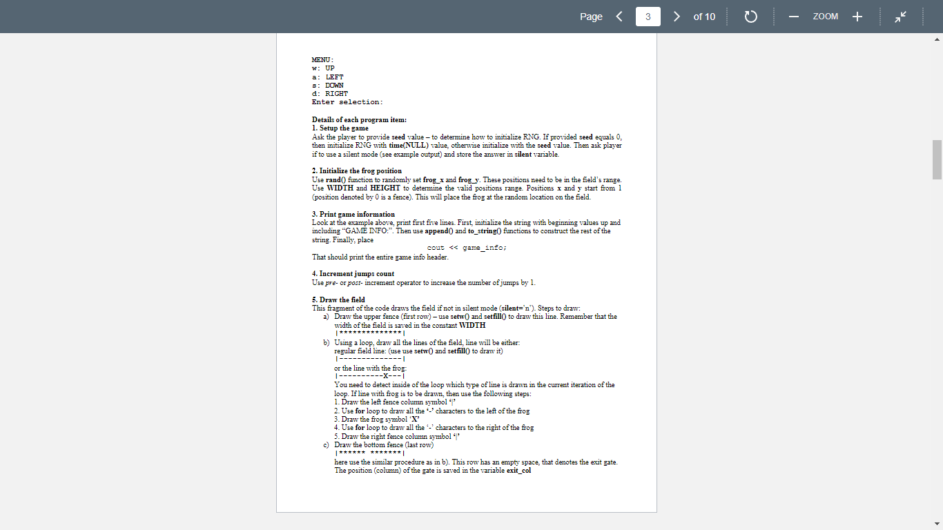 Solved Can someone help me with how to do this program in | Chegg.com