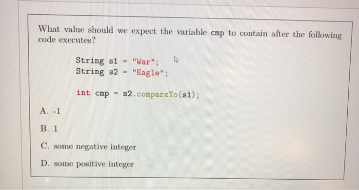 Solved What is the return value of the method call foo(5, | Chegg.com