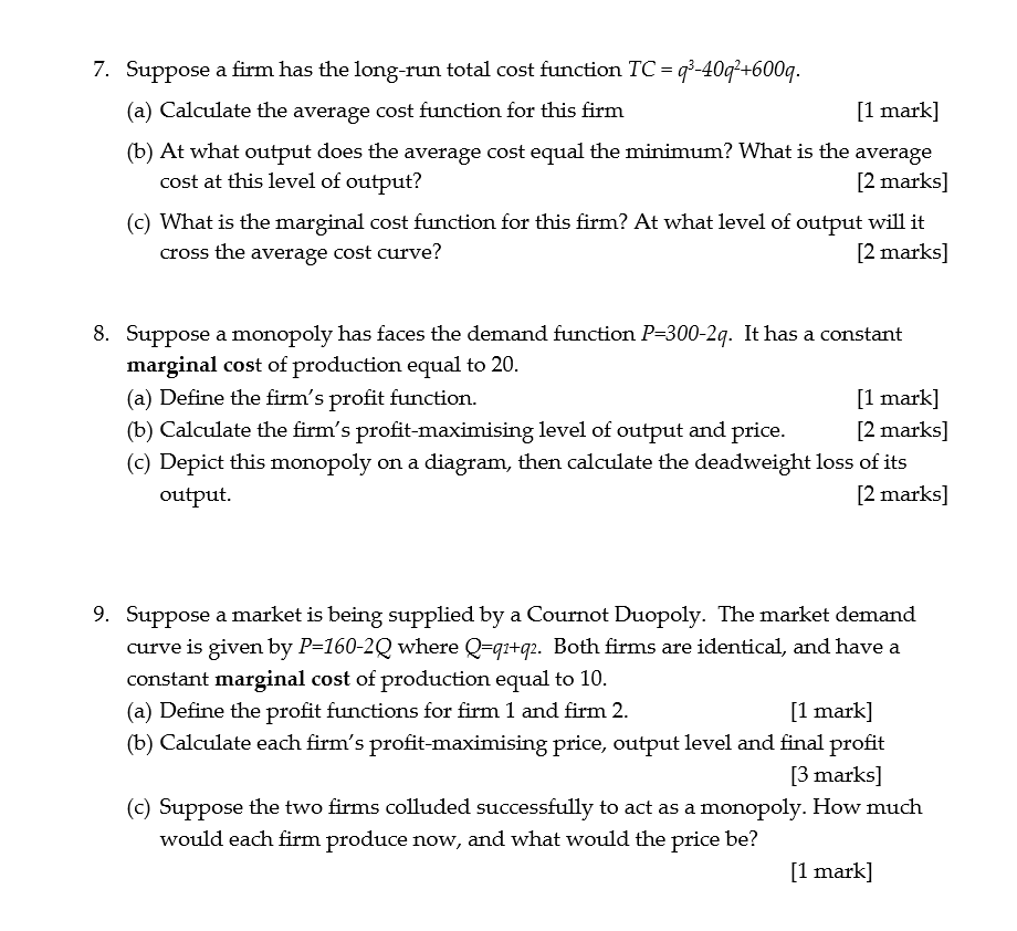 solved-7-suppose-a-firm-has-the-long-run-total-cost-chegg