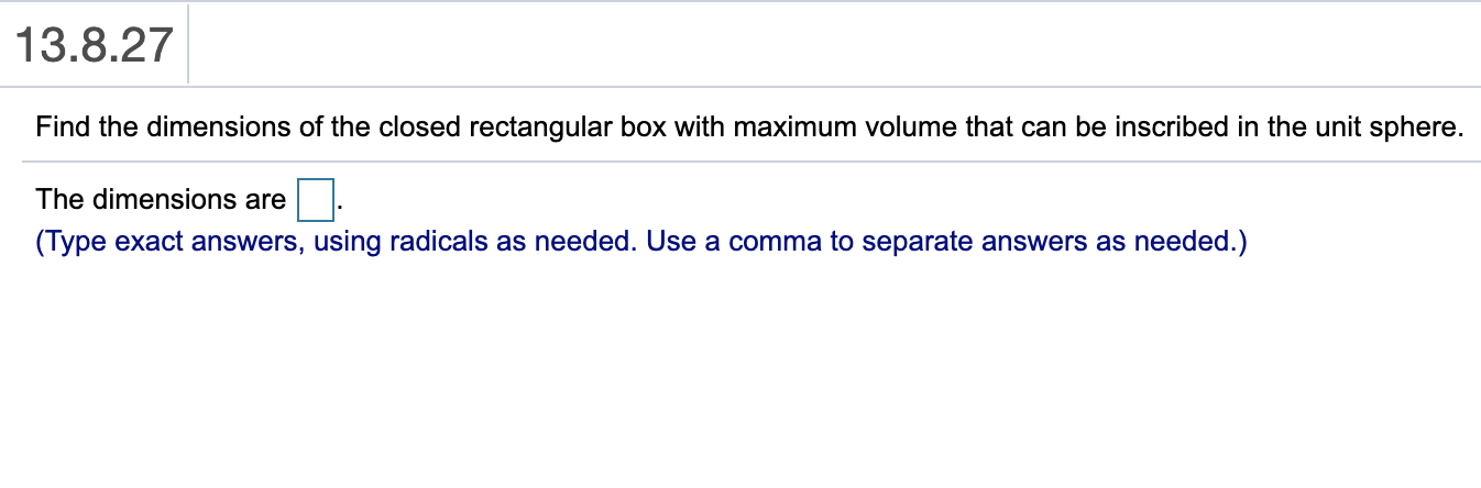 solved-13-8-27-find-the-dimensions-of-the-closed-rectangular-chegg