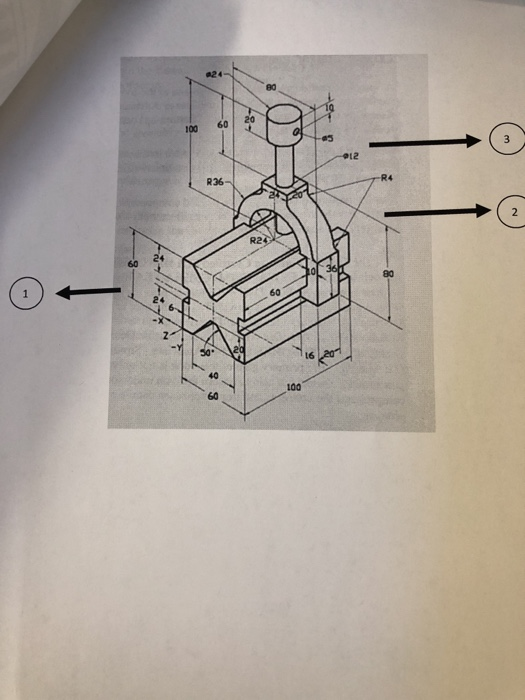 Solved The following assembly contains 3 components, one | Chegg.com