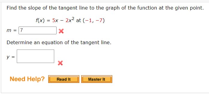 Solved Find the slope of the tangent line to the graph of | Chegg.com