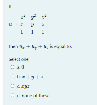 If F X Ln X Arctan Y Then Fay Is Equal To Select Chegg Com