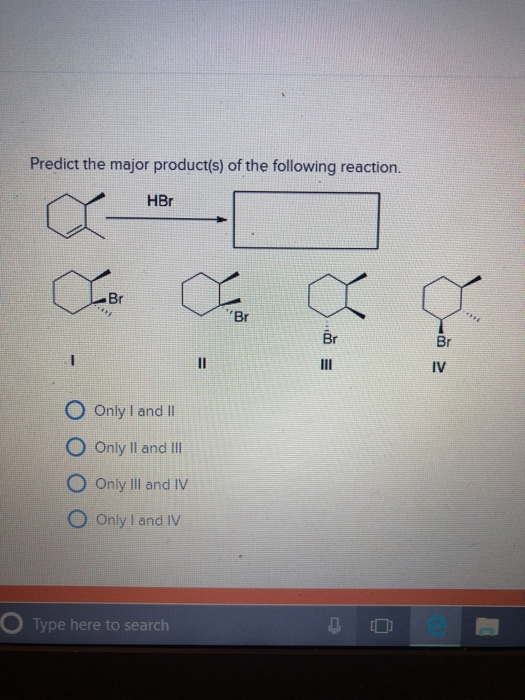 Solved Predict The Major Product(s) Of The Following | Chegg.com