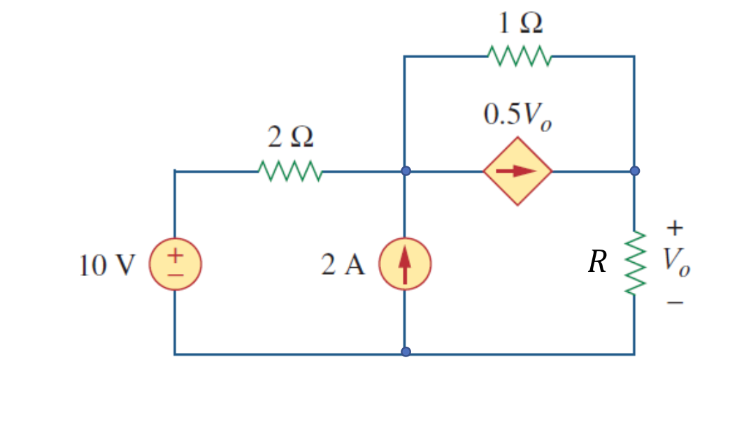 Solved Find the value of 𝑅 for maximum power transfer. | Chegg.com