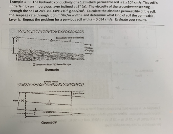 Solved Find The Permeability And SEEPAGE RATE (please Don’t | Chegg.com