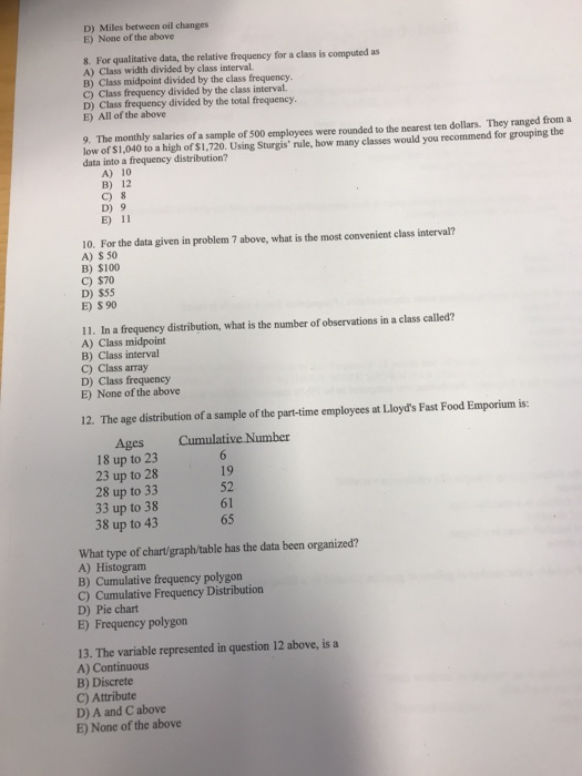 Solved TEC 313-STATISTICAL QUALITY CONTROL TEST2- Fall 2017 | Chegg.com