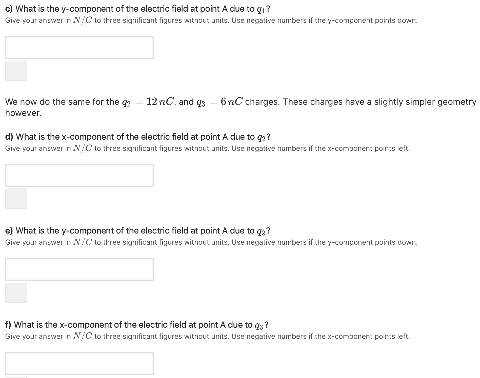 Solved Three Charges Are Attached To The Points Of A Chegg Com