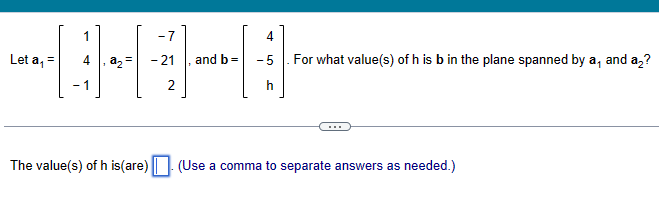 Solved Let a Subscript 1equalsleft bracket Start 3 ﻿By 1 | Chegg.com