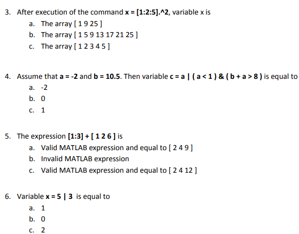 Solved Matlab questions | Chegg.com