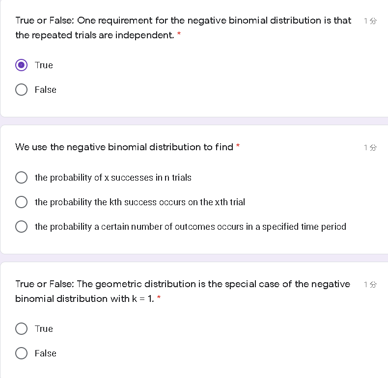Solved 19 True or False: One requirement for the negative | Chegg.com