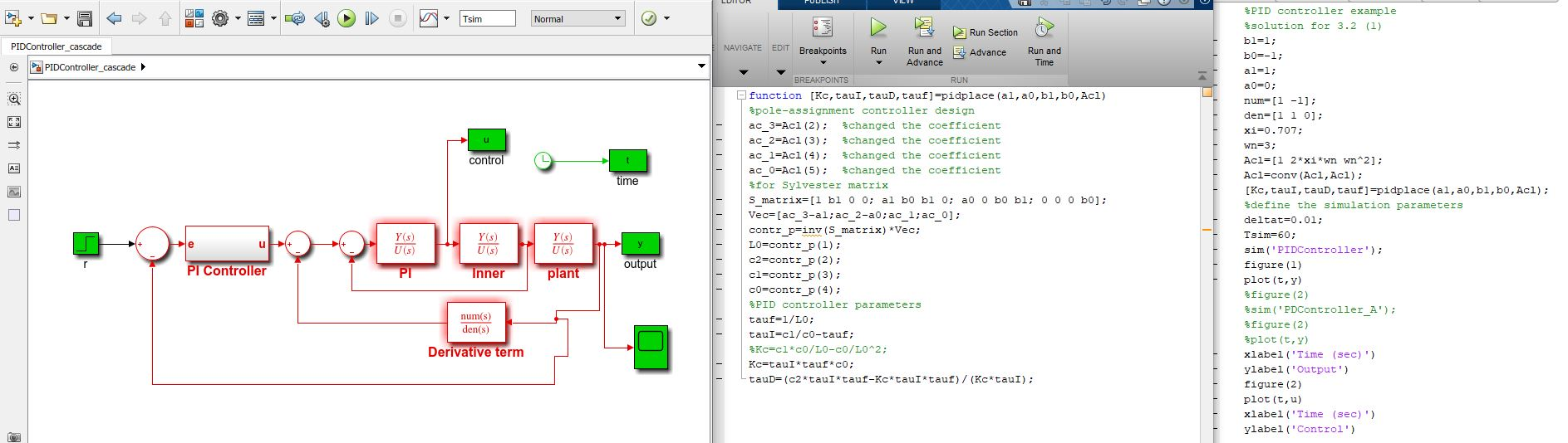 Please use Simulink block diagram (MATLAB). EDIT: | Chegg.com