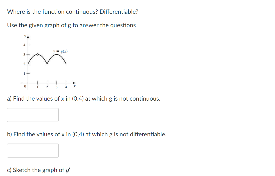 Solved Where Is The Function Continuous Differentiable Use