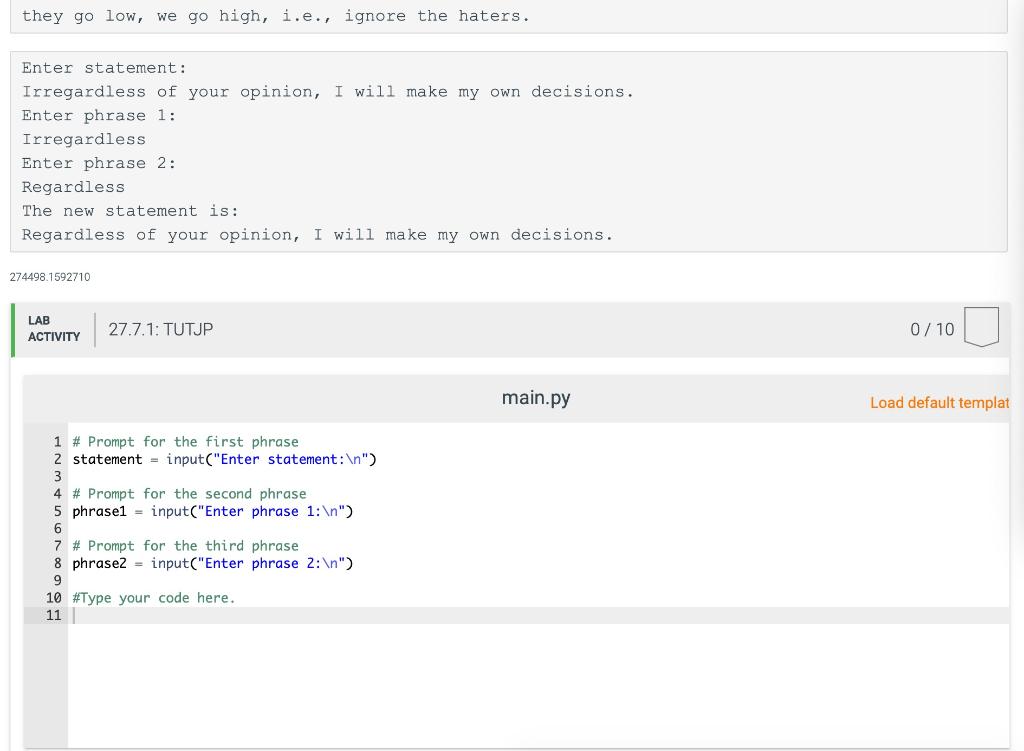 Solved Description Write a program that will change all | Chegg.com