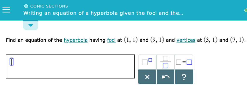 Conic sections real life examples picture