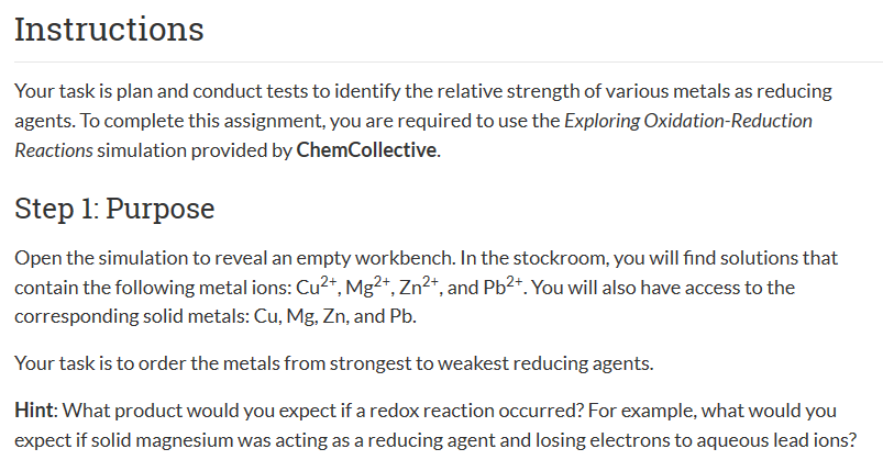 Metal Activity And Reactivity Oxidation And Reduction Reactions Lab Answers 30+ Pages Summary [5mb] - Latest Update 