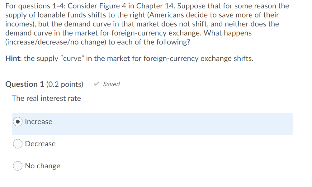 In Panel A The Supply And Demand For Loanable Chegg 