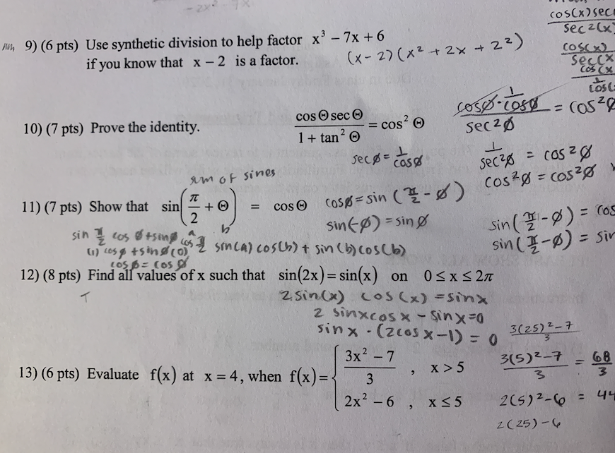 Solved Need Help On These Calc I Problems Ignore My Scra Chegg Com