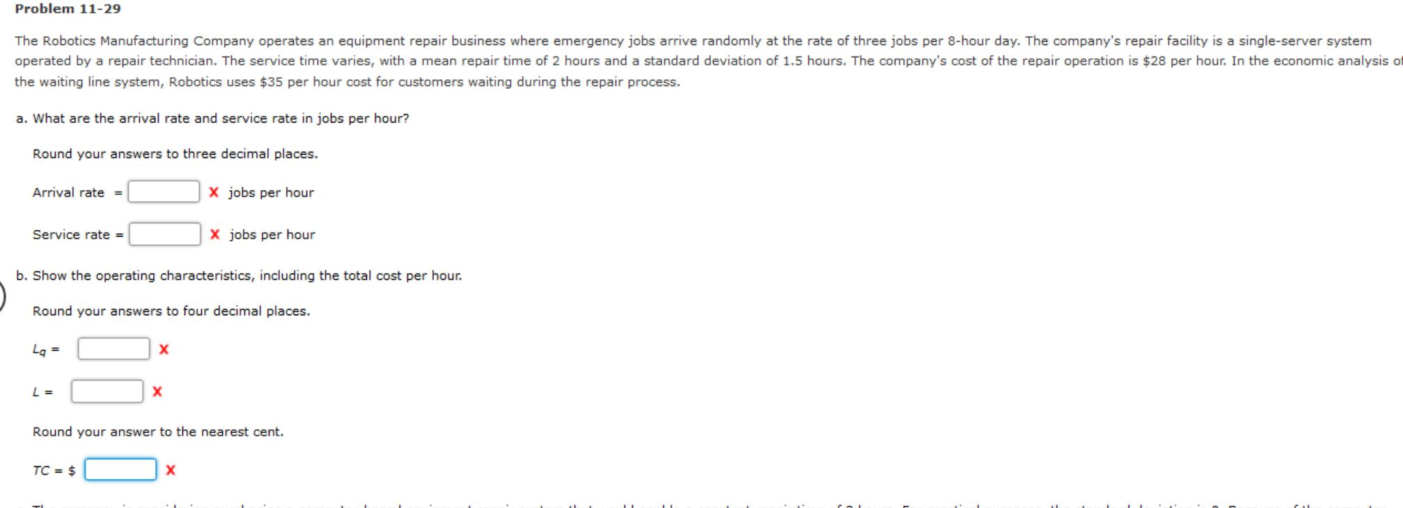 Solved Problem 1129 The Robotics Manufacturing Company