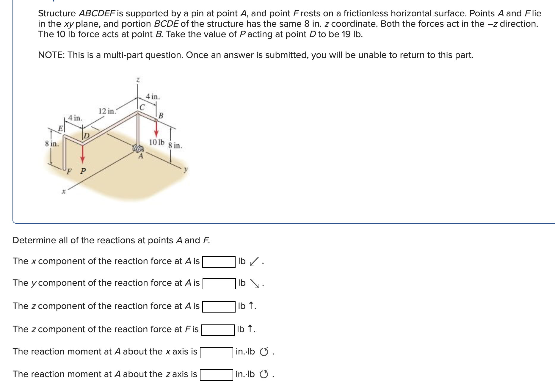 solved-structure-abcdef-is-supported-by-a-pin-at-point-a-chegg