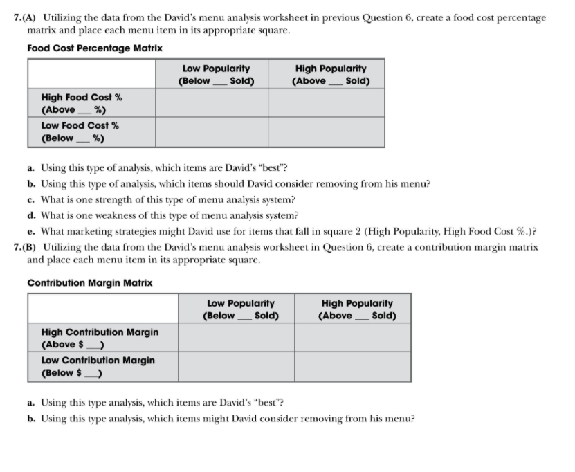 The Menu Explained (Every Question Answered)