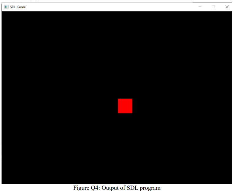 Solved (a) Apply C++ and SDL to implement a framework of | Chegg.com