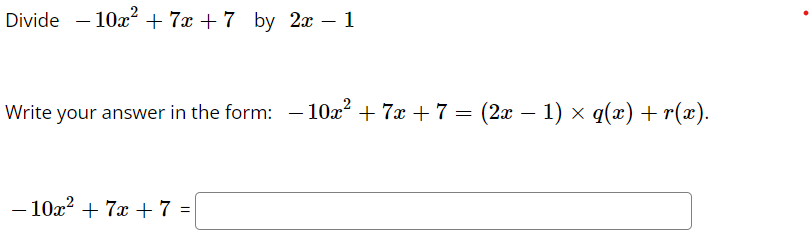 7 x -3(x 2)=-10