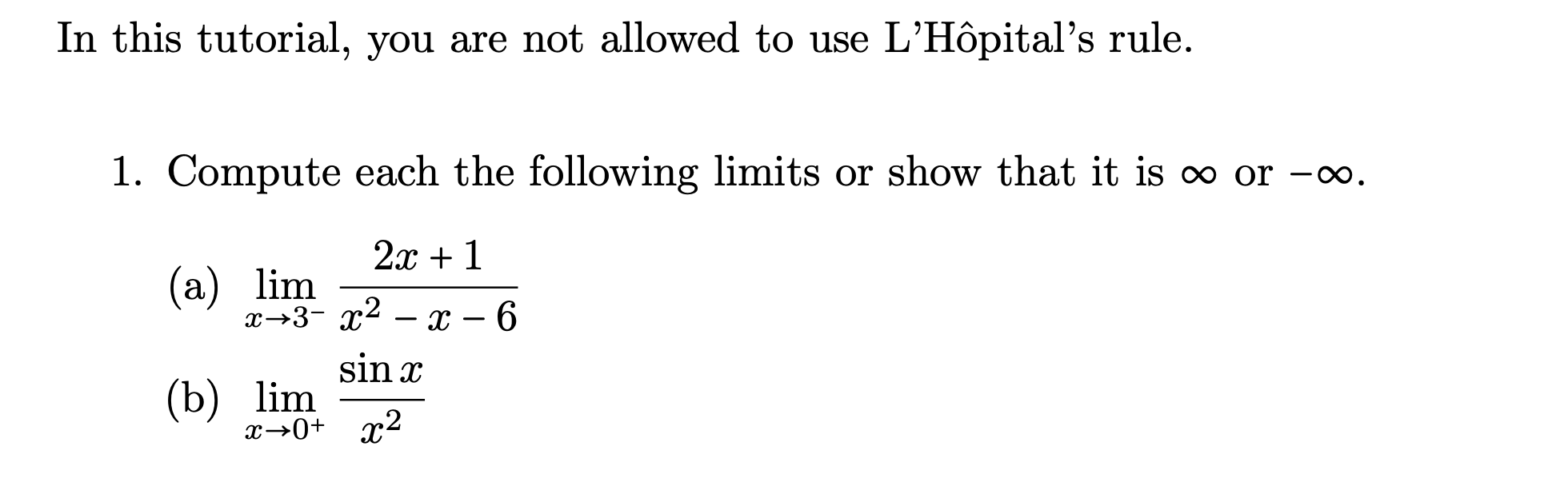 Solved In this tutorial, you are not allowed to use | Chegg.com
