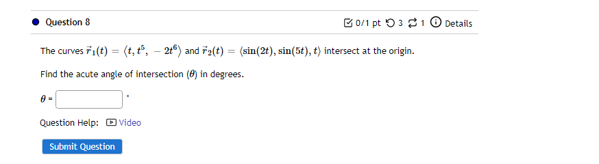 Solved The Curves R1 T T T5 −2t6 And