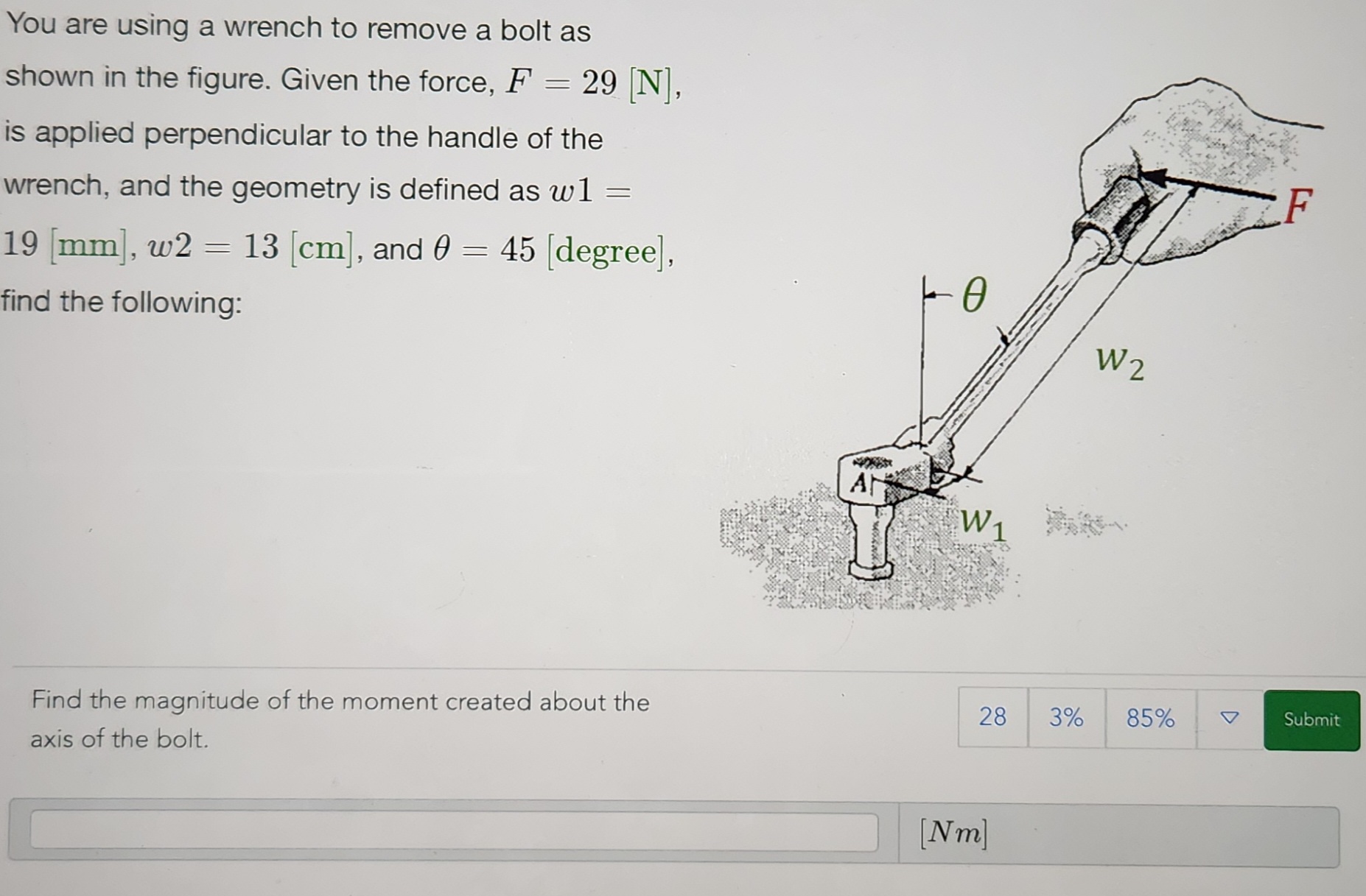 solved-you-are-using-a-wrench-to-remove-a-bolt-as-shown-in-chegg