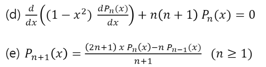 Solved d (d) ((1 – x2) de ser?) + n(n + 1) Pn(x) = 0 2 | Chegg.com