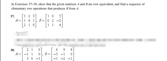 Solved In Exercises 37-38, Show That The Given Matrices A | Chegg.com