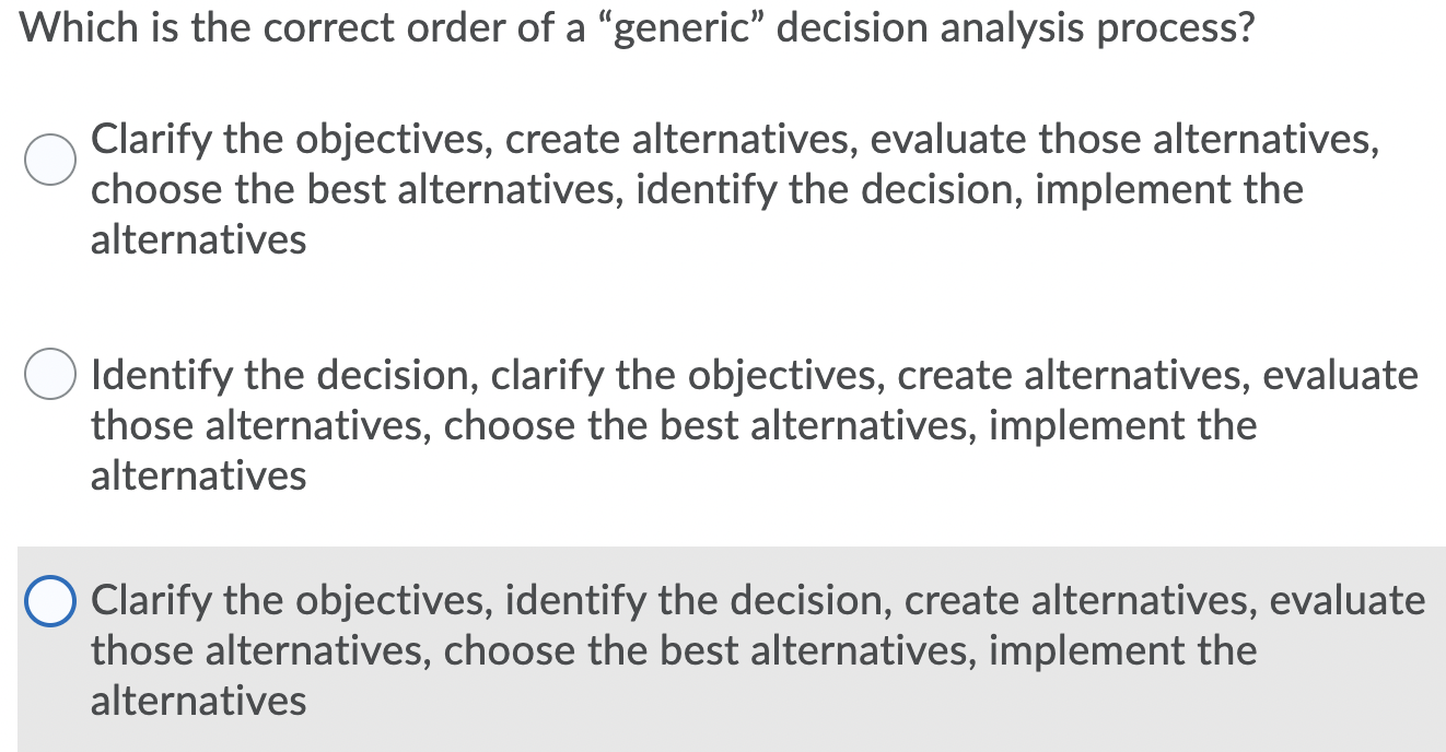 solved-which-is-the-correct-order-of-a-generic-decision-chegg