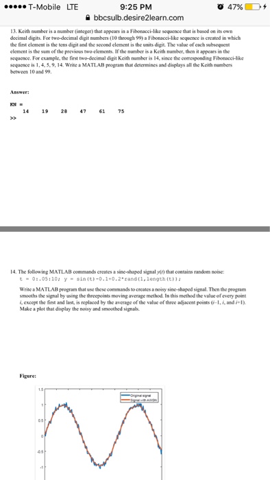 Keith number it a number (integer) that appears in a | Chegg.com