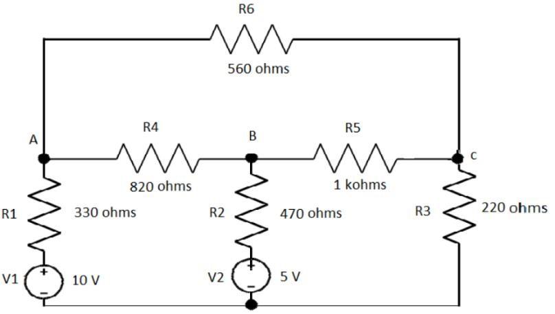 Solved Derive the nodal equation for node A, node B and node | Chegg.com