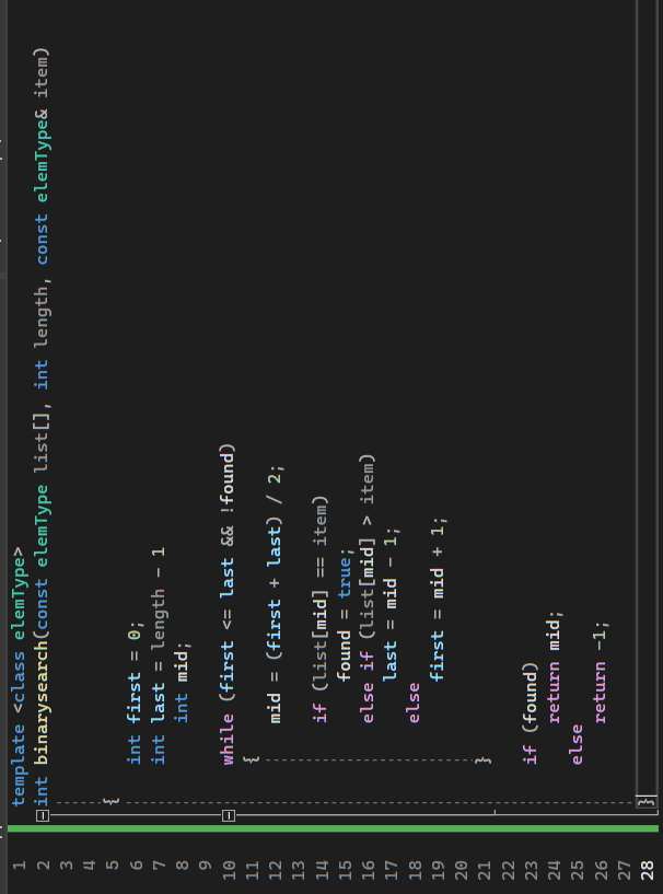 Solved Binary Search 1) Implement The Binary Search | Chegg.com