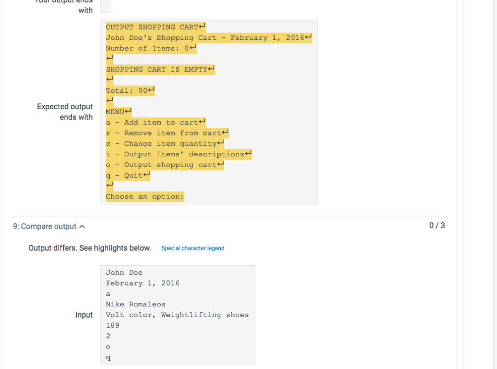 Solved 7.11 LAB: Online shopping cart - Part 2 This program | Chegg.com