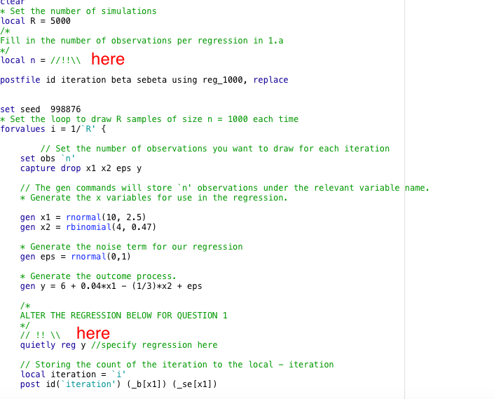 Stata You Will Solve This Problem Set By Modifyi Chegg Com