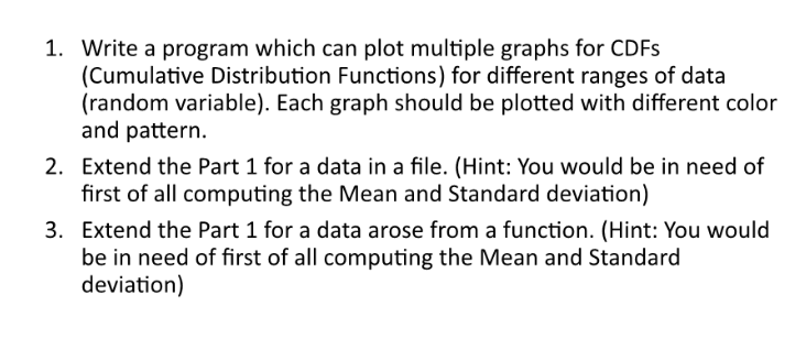 Solved The Normal Distribution... Various Normal cdfs 10 • | Chegg.com