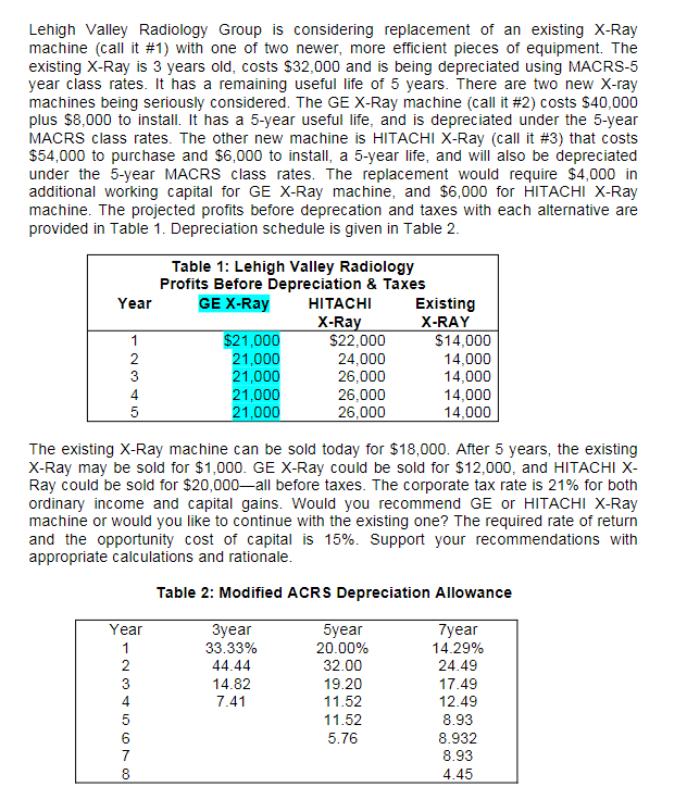 Lehigh Valley Radiology Group is considering