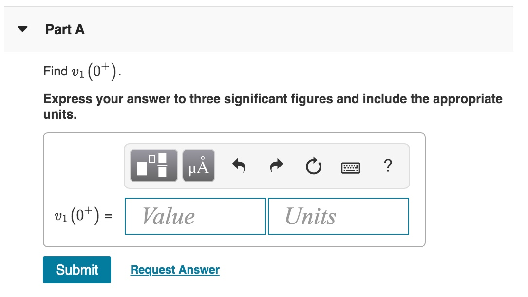 Solved Problem 6.35 The current in the circuit in the figure | Chegg.com