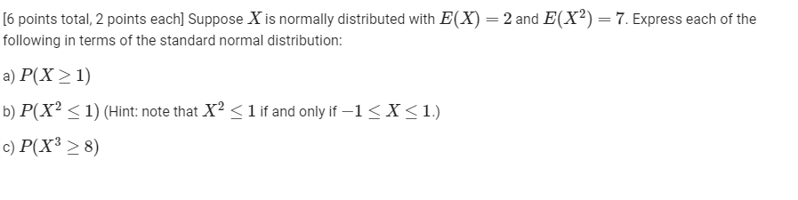 Solved 7. Express each of the [6 points total, 2 points | Chegg.com